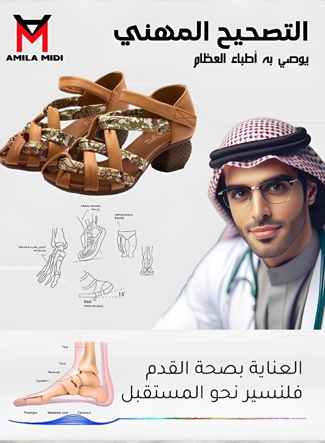 صندل كاجوال عصري بكعب عالٍ وسطح ناعم - Image 5